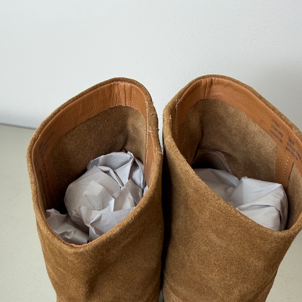 Lucky Brand Brown Suede Heeled Boots Size 11M - Picture 12 of 15